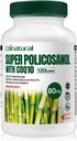 Super Sugarcane Policosanol 80 mg with CoQ10 30 mg, 120 Sebze Capsules, Heart & Cholesterol Support, 4-Month Supply, Non-GMO, Gluten Free