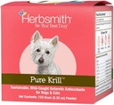 Herbsmith Pure Krill - Wild-Caught Ανταρκτική Κριλ - Μόνο 1 συστατικό - Ασταξανθίνη για σκύλους - Έτοιμο για χρήση Ωμέγα 3s – Εναλλακτική λύση για το λάδι κριλ για σκύλους - 150g