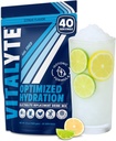 Vitalyte Electrolyte Toz İç Mix, Isotonic Electrolyte Hydration Mix, Gluten Free Post Workout Toz Mix, Pack of 1, 35 oz., Cool Citrus Flavor