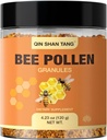 Bee Γύρη Κόκκοι - Φυσικό συμπλήρωμα superfood, πλούσιο σε πρωτεΐνες, βιταμίνες, ορυκτά, για την υποστήριξη του ανοσοποιητικού, την ενίσχυση της ενέργειας, και Digestive Wellness (120g)