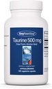 Alerji Araştırma Grubu Taurin 500 mg Supplement - Cardiovascular Destek, Ücretsiz Form Amino Asit, Saf, Organik, Vegetarian Capsules - 100 Count Count