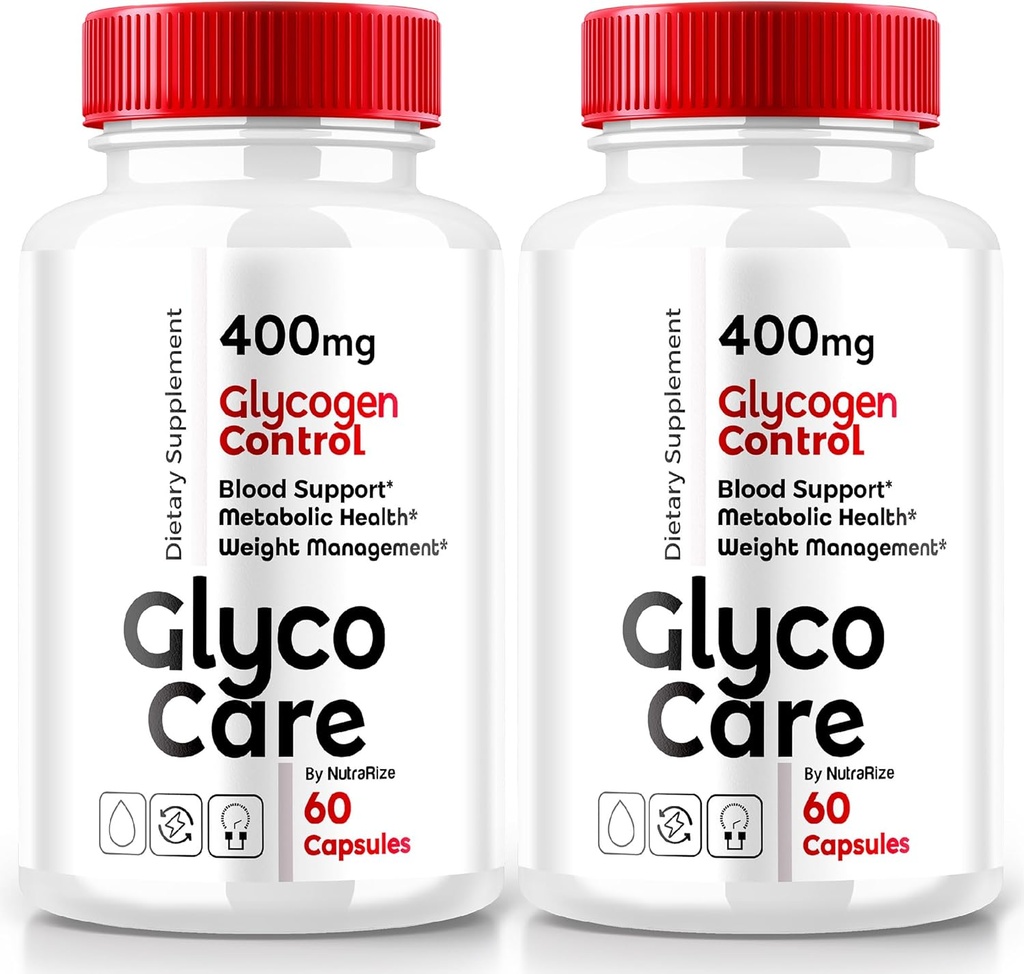 (2 Pack) Glyco Care Capsules, Glyco Care Advanced Blood Support Supplement, Glyco Care Health Support Pills, Genel Wellness için maksimum Güçlü Formula, All Natural GlycoCare Yorumları (120 Capsules)