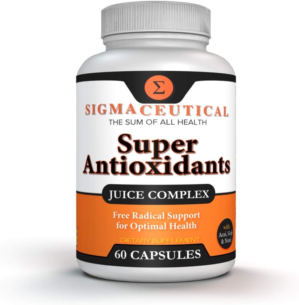 Super Antioksi Capsules – 6 Süperfurtla Dövme, Acai, Immune Desteği için Resveratrol – Skin Health & Daily Wellness – ABD'de 60 Made in USA