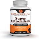 Super Antioxidant Capsules – 6 Superfruit Blend with Goji Berry, Acai, Resveratrol for Immune Support – Skin Health & Daily Wellness – 60 Count Made in USA