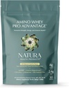 Natura Health Products Reese Whey Pro AvantajTM - Grass-Fed Whey proteini HMB, Kretine, L-Glutamine. Kas Büyümesi için Temiz Malzemeler, Kurtarma (8 Scoop başına protein Grams - 30 Hizmet)