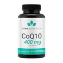 Luma Beslenme CoQ10 400 mg Softgels - High-Abhidrasyon Coenzyme Q10 - Co Q-10 200 mg / 400 mg - Kalp Sağlığı - 60 Sıvı Yumuşakgels
