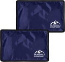 Glacial Comfort Gel Ice Pack for Back Pain - (12" x 8") Hip, Diz, Omuz Yaralanmaları, Kas Strains, Migraine & Postpartum Recovery with Flex Technology - After Surgery.