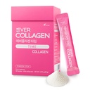 NEWTREE Low Molecular Multi Marine Collagen Peptides Protein Peptides Stick for Skin Hair Nail Health & Beauty Type I III Collagen Supplement for Women Men, 30 Packets (Apple Flavor)