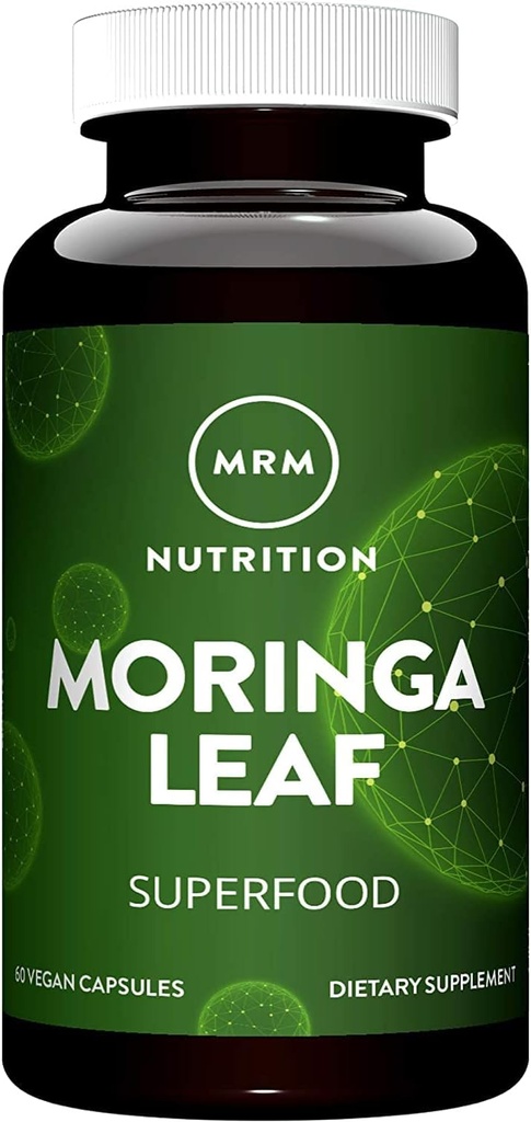 MRM Beslenme Moringa Leaf Capsules | 600 mg Moringa | Superfoods | 60 Hizmet