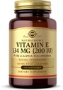Solgar Vitamin E 200 IU Alpha, 100 Softgels - Antioksi, Sağlıklı Ağlama, Sağlıklı Cilt, Immune Sistem Desteği - Doğal Kaynak Vitamini E - Gluten Ücretsiz, Süt Ücretsiz - 100 Hizmet
