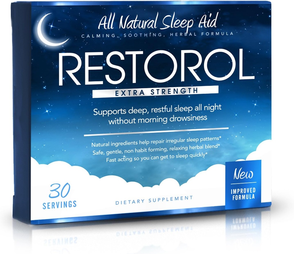 | Doğal Uyku Yardımı – Uyku Döngüsüne Yardım – Restful Sleep (30ct) 30 Kont (4000 of 1)
