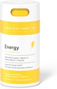 Habit Energy Supplement (60 Capsules) tarafından sağlık - Natual Caffeine Mix, Vitamins B & C, Supports Energy Levels, Discovers mental Alertness and Focus, Vegan, Non-GMO, Sugar Free (1 Pack)