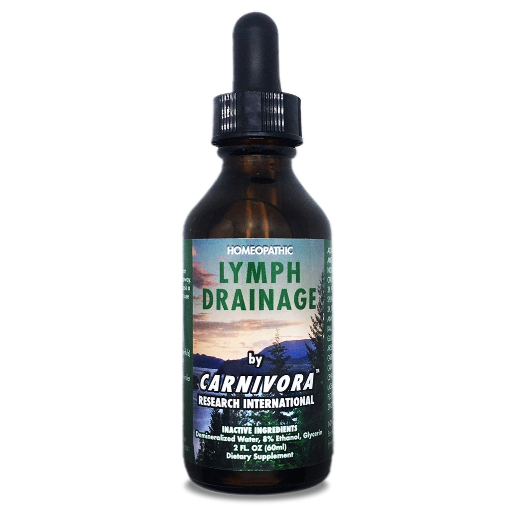 Carnivora - Lymph Αποστραγγίσεις - Διεγείρει και καθαρίζει το λεμφικό σας σύστημα – Αφαιρεί τα κυτταρικά απόβλητα, ενισχύει την ενέργεια, καταπολεμά την εξάτμιση. 2 Fl Oz (πακέτο του 1)