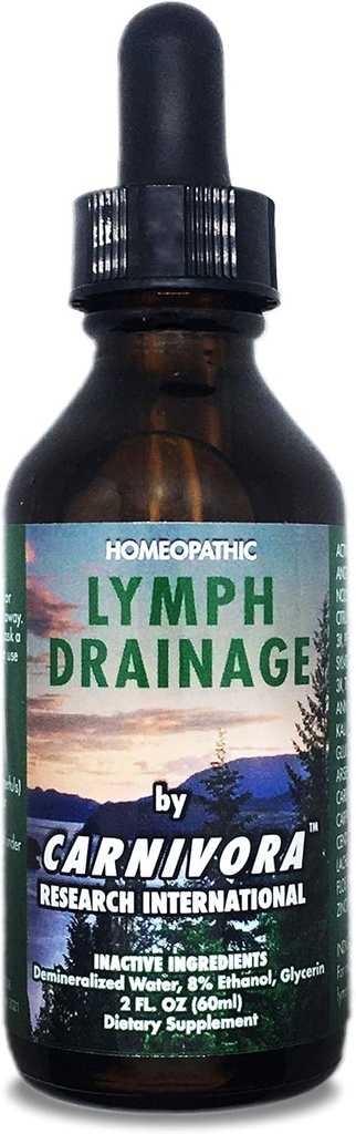 Carnivora - Lymph Drainage Drops - Stimulates ve Temizler Your Lymphatic System - Flushes Hücre Atıkları, Enerjiyi Güçlendiriyor, Eğle Mücadele Ediyor. 2 Fl Oz (Pack of 1)