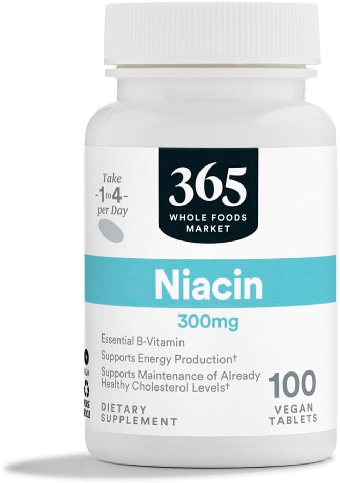365 by Whole Foods Market, Niacin 300Mg, 100 Tablet