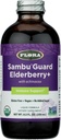 Flora Organic Black Elderberry Syrup + 8.5oz - Ανοσοποιητικό Αναμνηστικό με Echinacea, για Παιδιά & Ενήλικες, Χωρίς Προστιθέμενη Ζάχαρη, Χωρίς Γλουτένη, Vegan, SambuGuard