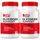 NutraRize (Pack of 2) Sweet Relief Glycogen Support - Ortak Destek ve Kan Gemi Temiz, Detox Desteği, Glycogen Capsules Glyco Optimizer Cleanse Restore (120 Capsules)
