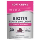 NeoCell Biotin Beauty Soft Chews, For Health Skin, Hair, Nails, Energy Support Supplement, Acai Berry Flavor, Soft Chews, 30 Count, 1 Bag