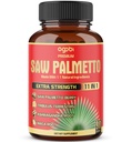 Premium Saw Palmetto Capsules - Ashwagandha, Turmeric, Tribulus, Maca, Green Tea, Ginger, Holy Basil & More - 90 Capsules 3-Month Supply