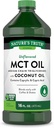 Nature's Truth MCT Oil | 16 fl. oz | DW, Unflavored Formula | Coconut Oil | Vegan, Non-GMO ve Gluten Free Supplement Supplement