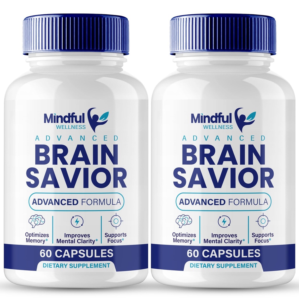 Zihin ve Odak Kapsüller için beyin kurtarıcısı Beyin Sağlığı Desteği - En Güçlü Nootropics Brain-Savior All Natural Support Yorumları (2 Pack)