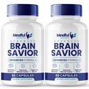 Zihin ve Odak Kapsüller için beyin kurtarıcısı Beyin Sağlığı Desteği - En Güçlü Nootropics Brain-Savior All Natural Support Yorumları (2 Pack)