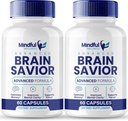 Zihin ve Odak Kapsüller için beyin kurtarıcısı Beyin Sağlığı Desteği - En Güçlü Nootropics Brain-Savior All Natural Support Yorumları (2 Pack)