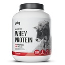 Seviyeler Grass Fed Whey Protein Toz, Yapay Değil, 24G Protein, Strawberry, 5LB