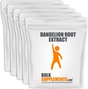 BulkSupplements.com Dandelion Root Extract Toz - Herbal Supplements for Liver & Digestive Support - Gluten Free - 500 mg per Service, Pack of 5 (5 Kilograms - 11 lbs)