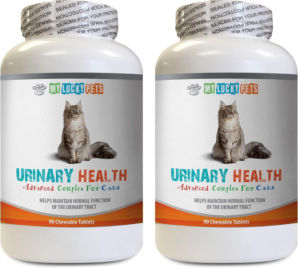 cat UTI Supplement - CAT Urinary Health Formula - Support Bladder Health - Natural Complex - Cranberry Extract for Cats - 2 Bottle (180 Treats)