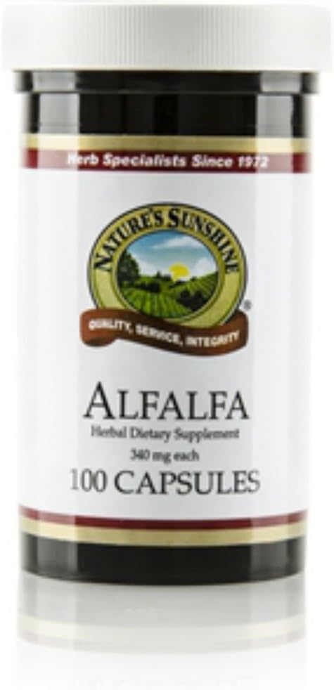 Nature's Sunshine Alfalfa 100 Κάψουλες (Pack of 2)