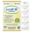 LactoBif Probiyotiks, 65 Bllion CFU, 20 Active & Klinik Araştırmalı Probiyotik Strains, Soy-Free, Sugar-Free, Vegetarian, Bireysel olarak Çift-foil Fırkaladı, 30 Veggie Capsules