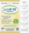 LactoBif Probiyotiks, 65 Bllion CFU, 20 Active & Klinik Araştırmalı Probiyotik Strains, Soy-Free, Sugar-Free, Vegetarian, Bireysel olarak Çift-foil Fırkaladı, 30 Veggie Capsules