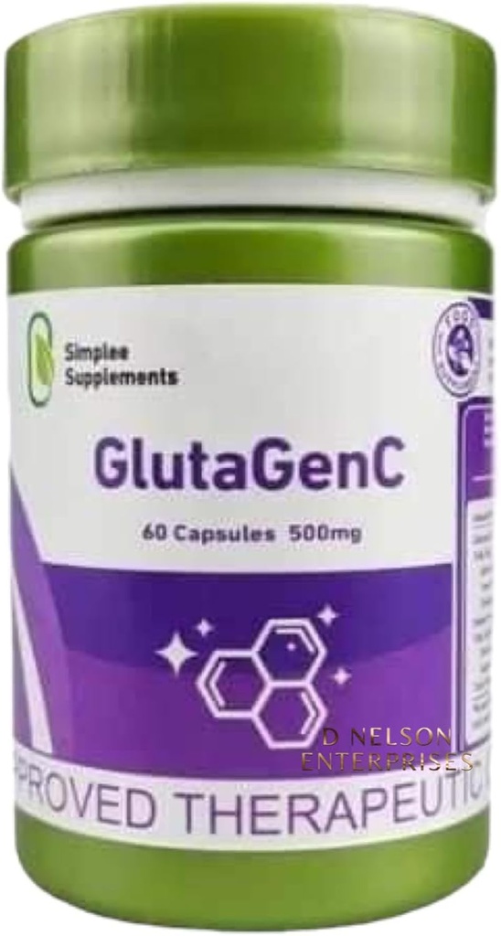 Generic Gluta GenC Glutathione Capsules - 60 Count
