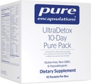Pure Encapsulations UltraDetox 10Day Pure Pack Core Nutrients, Broccoli, Taurine, NAC, DIM, Modified Citrus Pectin ve Chlorella | 10 Packets
