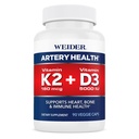 Artery Health Supplement, Vitamin K2 (180) & Vitamin D3 (5000iu), 90 Veggie Capsules