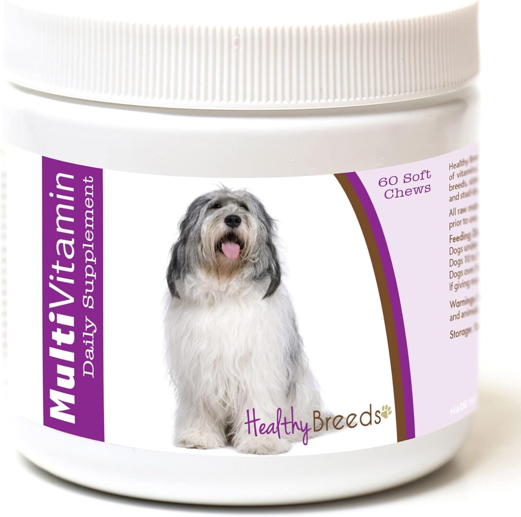 Υγιείς Φυλή Πολωνικά Lowland Sheepdog Multi-Vitamin Soft Chews 60 Count