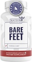 Bare Feet - Toenail Care - Vitamin C, Oregano Toz ve Daha Fazlası - Nail onarımı, Büyüme ve Nail Bakım - Ayak Sağlığı, 60 Capsules