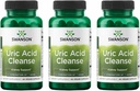 Swanson Uric Acid Cleanse - Natural Supplement Proting Kidney Support - 7 Herbs Güçlü Bir Kombinasyon - (60 Veggie Capsules) 3 Pack