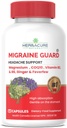 MIGRAINE Guard ® Νέα Ημικρανία ανακούφιση Κεφαλαλγία Πρόληψη, κλινικά αποδεδειγμένη COQ10, VIT B2, VIT B6, Πυρετός, Μαγνήσιο GLYCINATE, Τζίντζερ, Εξαιρετική Ανταπόκριση Κατά τη διάρκεια των δοκιμών που έγιναν στον Καναδά