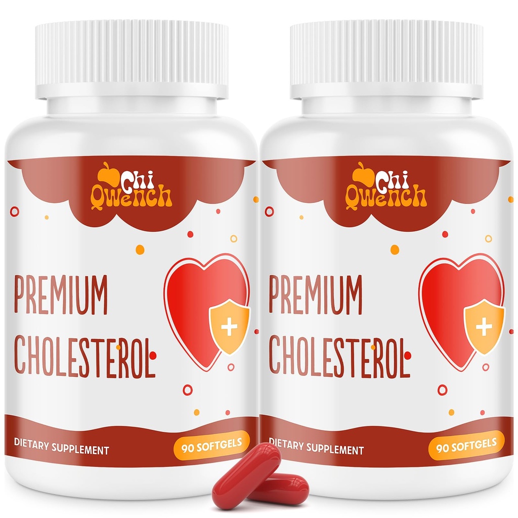 Plant Sterols, Niacin, Red Yeast Rice, Citrus Bergamot, Cho, Cholesterol Supplement Support Normal Cholesterol Levels, 180 Softgels