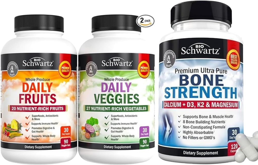 Triple Strength Omega 3 Fish Oil Softgels (1 Ay Supply) Plus Glucosamine Chondroitin MSM Triple Strength Ortak Destek Supplement (1 Ay Supply)