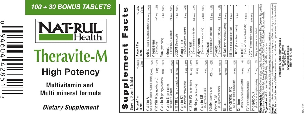 ΘΕΡΑΒΙΤΗ-M TABS N-R Μέγεθος: 130