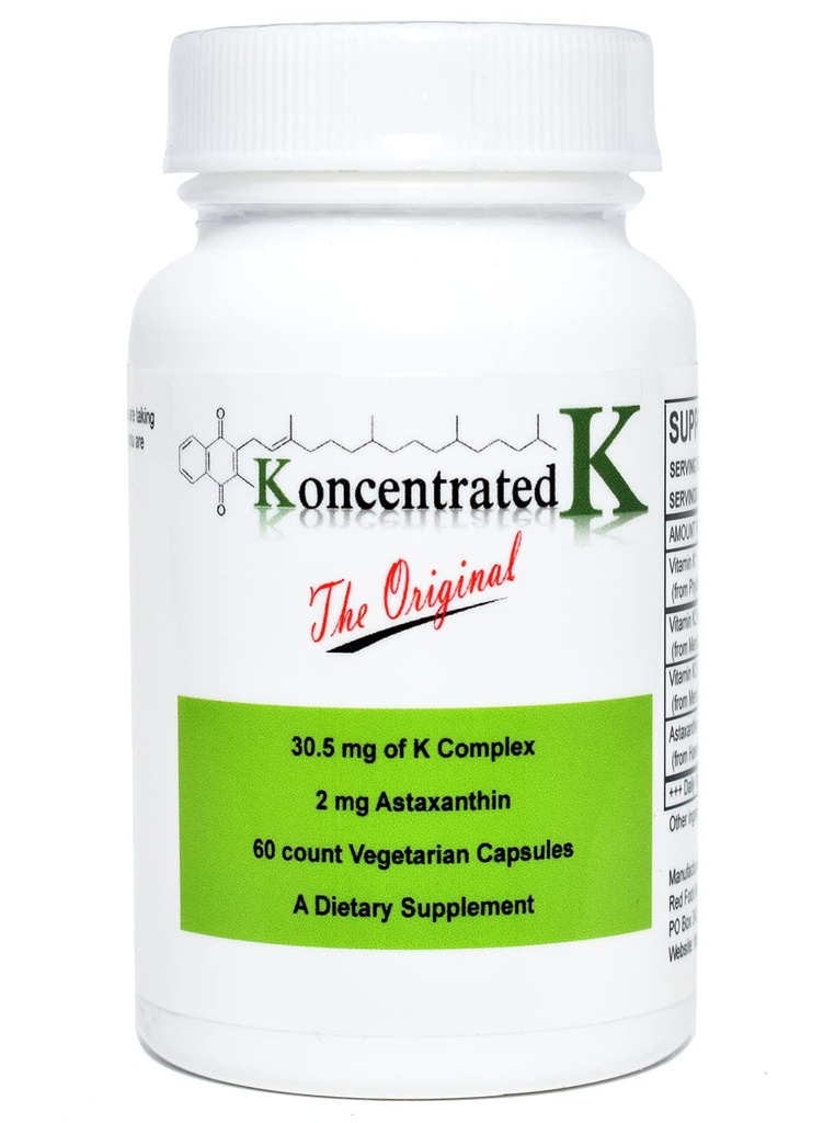 30.5 milligrams of Ks, 2 milligrams Astaxanthin