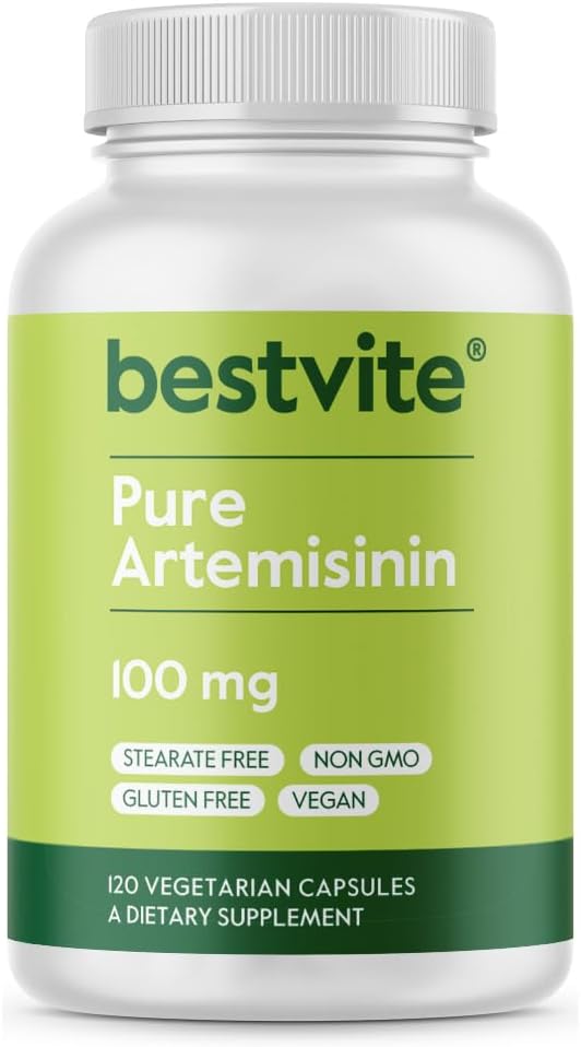 BESTVITE Artemisinin 100 mg Per Capsule (120 Vegetarian Capsules) - No Stearates - No Flow Agents