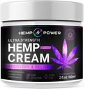 Hemp Power Common Muscle Relief Cream Cream, Hemp, Menthol, MSM Arnica, Back, Muscles, Ortaklar, Boy, Omuzlar, Dizler, Nerves - 2 Fl Oz.