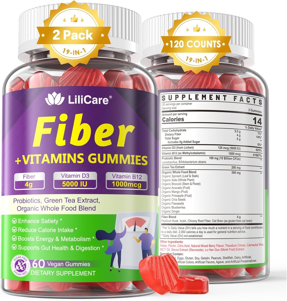 Probiotics Fiber Gummies