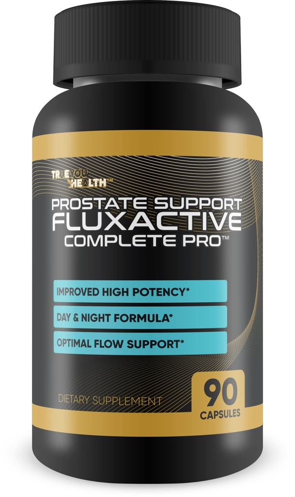 Prostate Support Fluxactive Complete Pro - Premium Prostate Formula with Panax Ginseng - Erkeklerin Sağlığı ve Wellness için T Prostate Health - Aid Blood Flow & Stamina - Prostate Supplements for Men