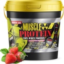 COLOSSAL LABS Muscle Protein Whey Toz [12 lbs/Pack of 1]– Soğuk Filtrelenmiş, 25g Pure Protein, 6.6g BCAAs (Pazar Mayıs Vary) (12LB, Strawberry)