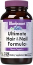 Bluebonnet Nutrition Ultimate Hair and Nail Formula, Vitamins*, Minerals*, Ειδικά θρεπτικά συστατικά για την ομορφιά εντός*, Χωρίς γλουτένη, Kosher-Certified, Γαλακτοκομικά-Free, Vegan, 60 κάψουλες λαχανικών, 20 Σερβιέτες